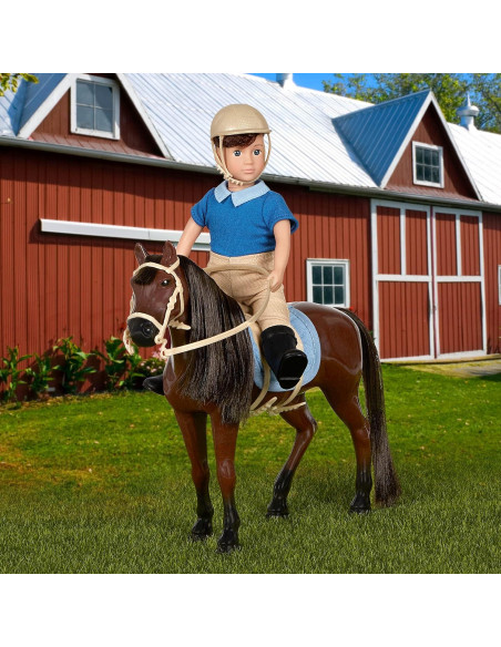 Muñeco Mini Niño y Caballo Lori - Brian y Barnaby 15 cm Muñeco Mini Niño y Caballo Lori - Brian y Barnaby 15 cm
