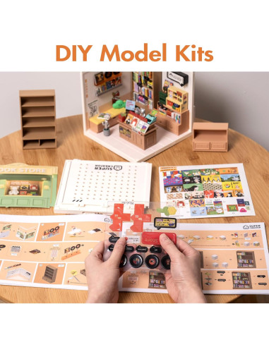 Juego de Construcción Rolife Mini Casa de Muñecas LED 16x18 cm