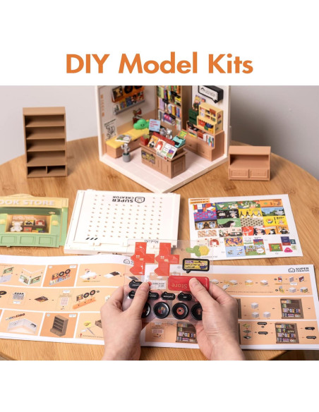 Juego de Construcción Rolife Mini Casa de Muñecas LED 16x18 cm