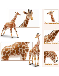Juego de Figuras de Jirafa EYSCOTA 4 Piezas Realistas 2