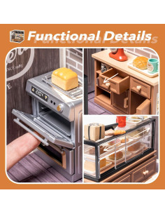 Juego de Construcción Rolife Casa de Panadería LED 16x18 cm 2