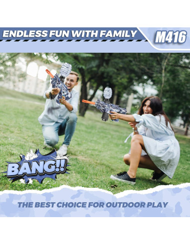 Blaster de Bolas de Gel Eléctrico JANNIRESS RS99-23 - Azul