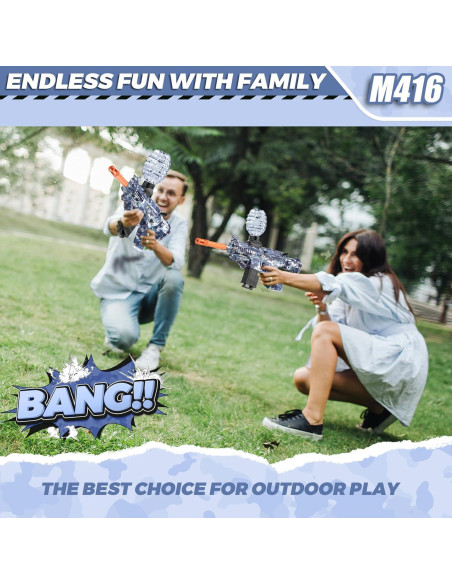 Blaster de Bolas de Gel Eléctrico JANNIRESS RS99-23 - Azul