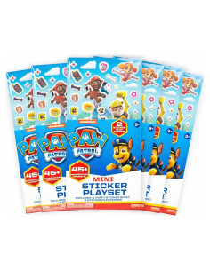 Set de Pegatinas Paw Patrol - 6 Juegos Reutilizables