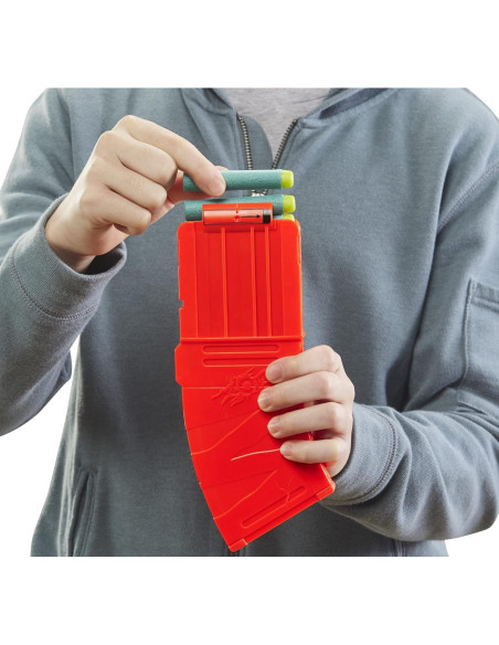 Lanzador Nerf DinoSquad Rex-Rampage Motorizado 20 Dardos