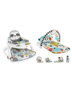 Silla Portátil para Bebés Fisher-Price con Bandeja y Juguetes