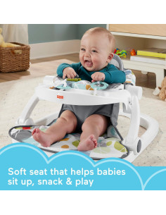 Silla Portátil para Bebés Fisher-Price con Bandeja y Juguetes 2