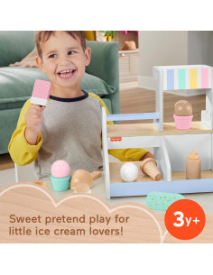 Juego de Heladería de Madera Fisher-Price 18 Piezas 2