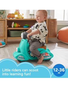 Scooter de Juguete Musical Fisher-Price HPV34 Verde 1-3 Años 2