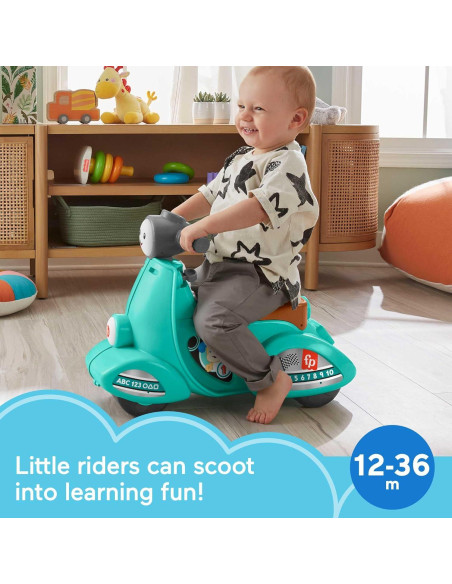 Scooter de Juguete Musical Fisher-Price HPV34 Verde 1-3 Años