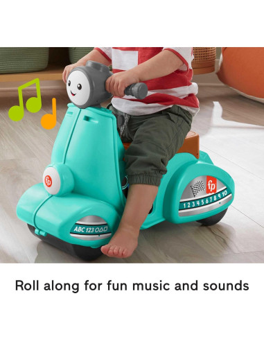 Scooter de Juguete Musical Fisher-Price HPV34 Verde 1-3 Años
