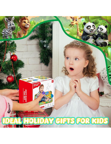 Conjunto Juguete Vehículo Retroceso y Alfombra Musical