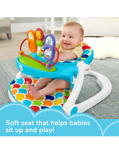 Silla Portátil Fisher-Price Sit-Me-Up Deluxe con Juguetes 2