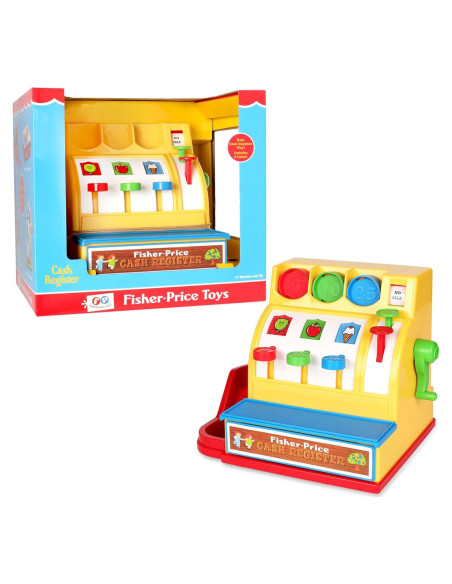 Caja Registradora Retro Fisher-Price 19.5x26x19.7cm 2+