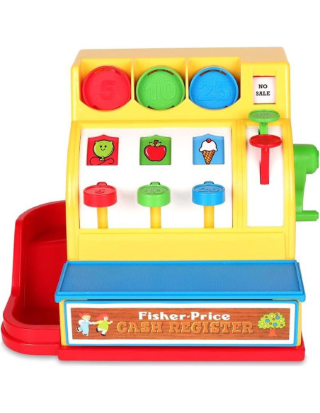 Caja Registradora Retro Fisher-Price 19.5x26x19.7cm 2+