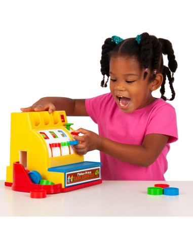Caja Registradora Retro Fisher-Price 19.5x26x19.7cm 2+