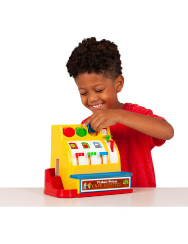 Caja Registradora Retro Fisher-Price 19.5x26x19.7cm 2+