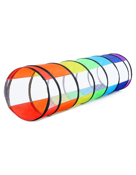 Túnel de Juego Moncoland Colorido para Niños y Mascotas