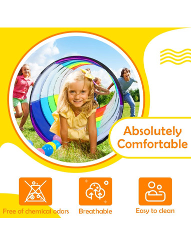 Túnel de Juego Moncoland Colorido para Niños y Mascotas