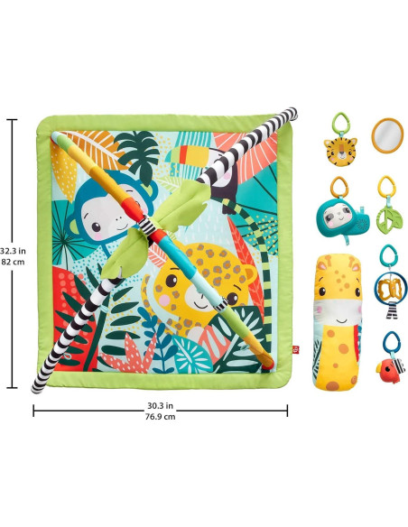 Gimnasio Sensorial 3-en-1 Fisher-Price con Música y Luces Gimnasio Sensorial 3-en-1 Fisher-Price con Música y Luces
