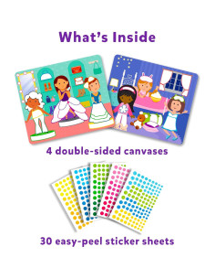 Skillmatics Kit de Arte con Pegatinas - Vestirse, 500+ piezas 2