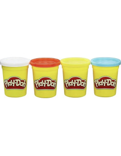 Tinas de Play-Doh Hasbro, 4 colores, 140g cada una 2