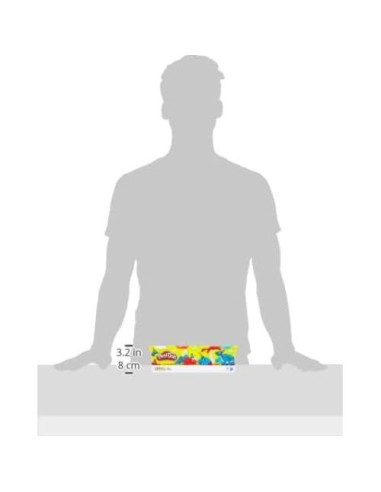 Tinas de Play-Doh Hasbro, 4 colores, 140g cada una