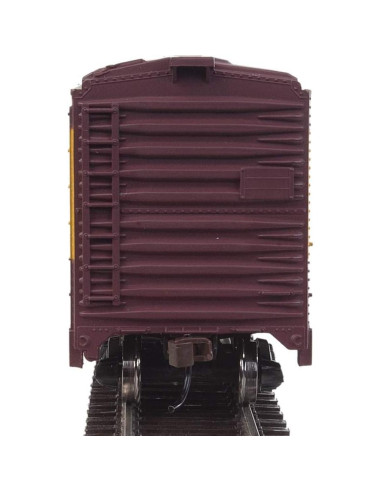 Carro de Carga Walthers Milwaukee Road HO Rojo Amarillo