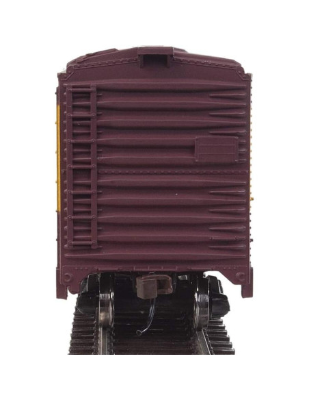 Carro de Carga Walthers Milwaukee Road HO Rojo Amarillo