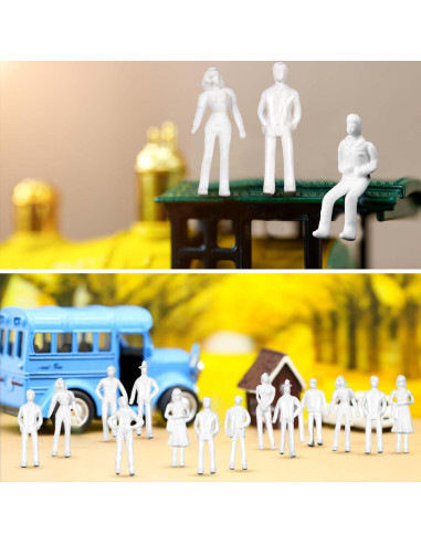 Figuras Miniatura Arquitectónicas Namalu 100 Pcs 1:75