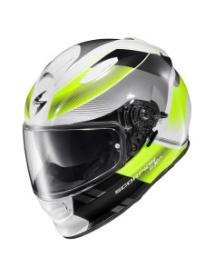 Casco ScorpionEXO Ryzer Grande Hi-Viz con visor solar
