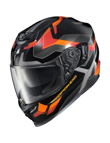 Casco Integral ScorpionEXO T520 Naranja Mediano Bluetooth