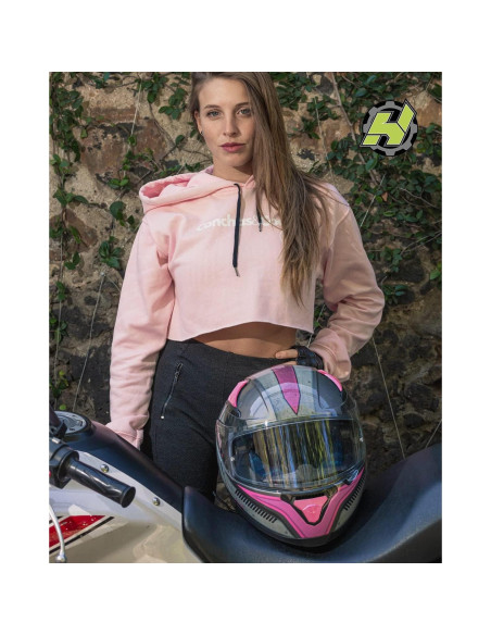 Casco HAX Impulse Rosa S DOT Aerodinámico y Ligero Casco HAX Impulse Rosa S DOT Aerodinámico y Ligero