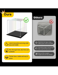 Caja de Exhibición Acrílica KOLIPI 20x20x35 cm para Coleccionables 2