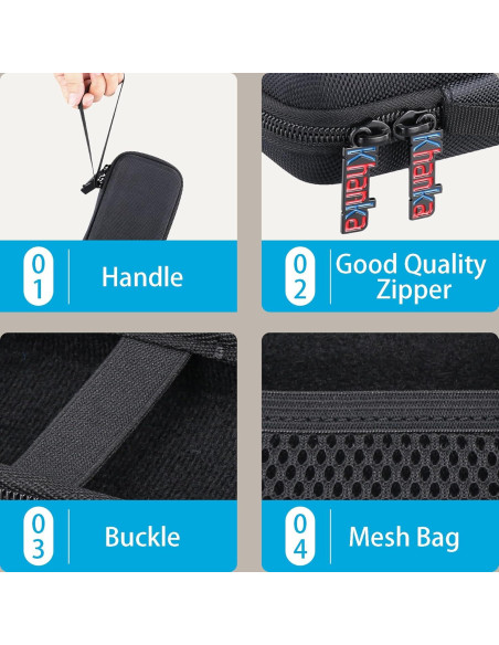 Funda Dura Khanka para Estación de Carga Anker MagGo 3-en-1