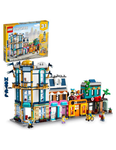 LEGO Creator 3 en 1 Calle Principal 31141 - 4 Edificios y 6 Minifiguras