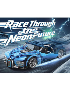 Juego de Carros de Carreras Sosuy 473 Pcs Azul 1:18 2