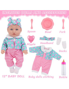 Muñeca Bebé UNICORN ELEMENT 30 cm con Accesorios 2