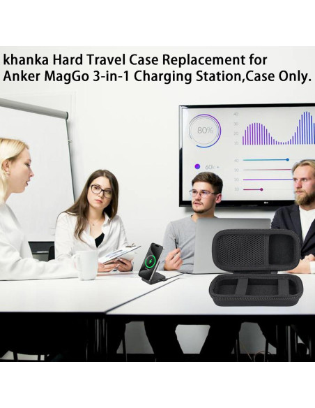 Funda Dura Khanka para Estación de Carga Anker MagGo 3-en-1