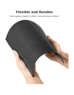 Placas Base Clásicas LVHERO 16 Piezas 25x25 cm Negro 2