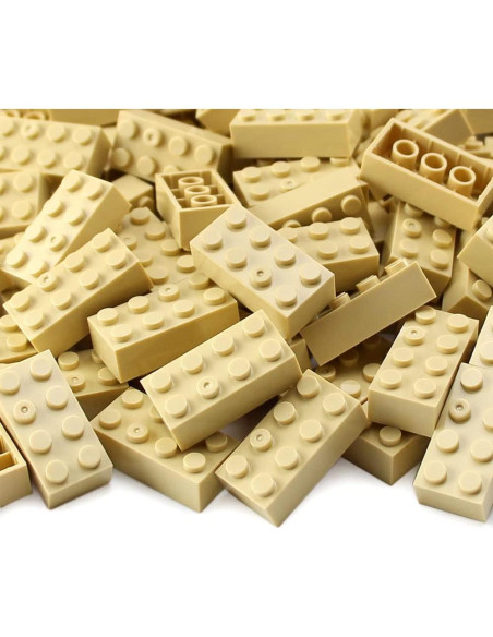Ladrillos de Construcción Feleph 100 Piezas Color Tan
