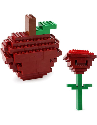 Ladrillos 2x4 Feleph 320 Piezas Rojo Oscuro Juego Creativo