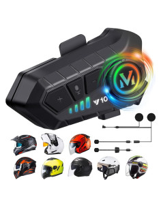 Altavoces para Casco FEYA Y10 Inalámbricos IPX6 20h Batería