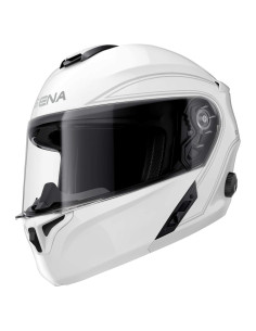 Casco Modular Inteligente Sena Outrush Blanco Brillante XXL
