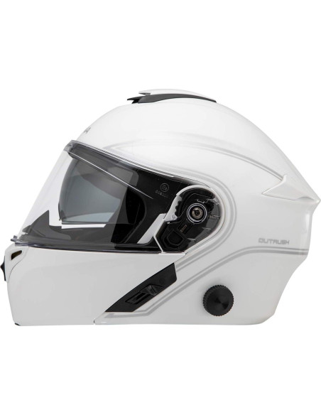 Casco Modular Inteligente Sena Outrush Blanco Brillante XXL