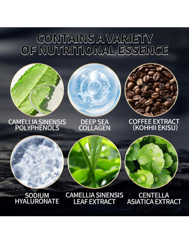 Parche de colágeno ROUSE con cafeína - 20 pares para ojeras