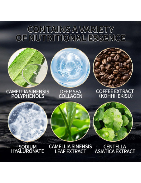 Parche de colágeno ROUSE con cafeína - 20 pares para ojeras Parche de colágeno ROUSE con cafeína - 20 pares para ojeras