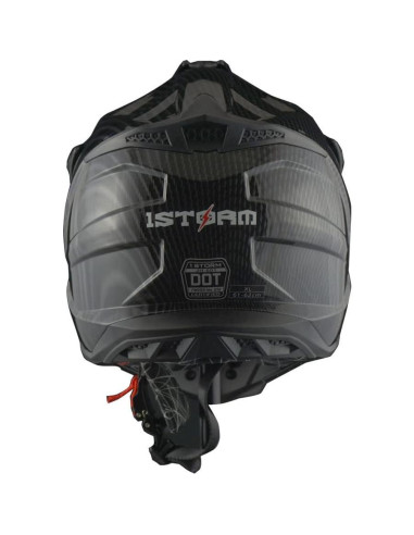 Casco de Motocross 1Storm JH601 XXL + Gafas + Guantes