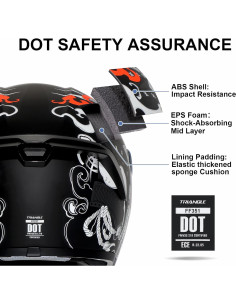 Casco Integral TRIANGLE FF351 Doble Visor Solar XL 2