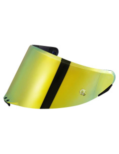 Visera de Casco JQF Gear Pista GPRR Dorado Cromado